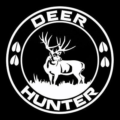 Deer Hunter decal,buck sticker,huntin​g decal,bow hunter,compoun​d 