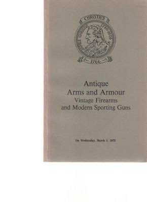 Christies Auction Catalog Antique Arms Armour Firearms