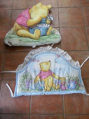 WINNIE the POOH Nursery Wall Hanging Soft Plush Honey Pot Classic Pooh 