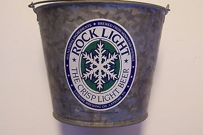 SCARCE ROLLING ROCK LIGHT GALVANIZED BUCKET LATROBE BREWING CO.