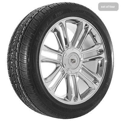 22 inch Cadillac Escalade platinum edition chrome wheels rims and 