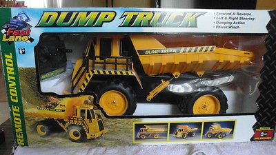 RC Quarry Off Highway Dump Truck Fast Lane New Bright Caterpillar