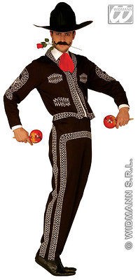 MARIACHI MAN FANCY DRESS COSTUME / 3 AMIGOS FILM FANCY DRESS / STAG 