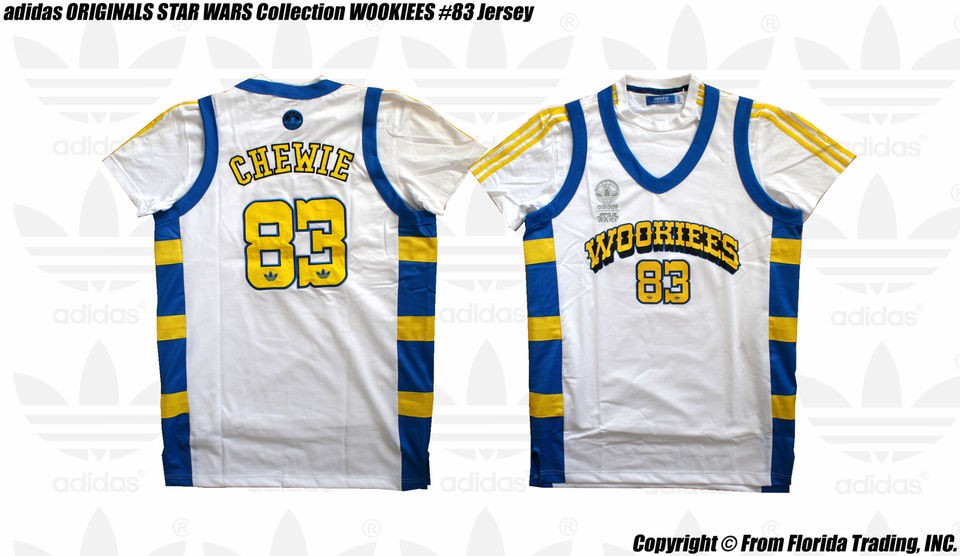   STAR WARS Collection WOOKIEES #83 Chewie Basketball Jersey(L