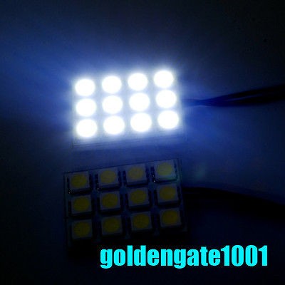 Brand New 2 Pcs 15 Smd Led Festoon Interior Indicator Map Side Door 