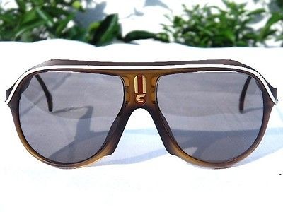 AVIATOR SUNGLASSES BY CARRERA 5544 HILTON MENS SKI 80s shield VINTAGE 