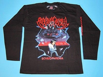 Sepultura   Schizophrenia T Shirt Long Sleeve size L NEW