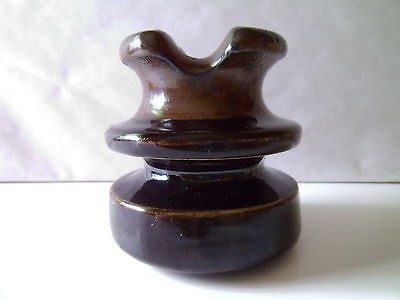 BROWN PORCELAIN/CERA​MIC INSULATOR