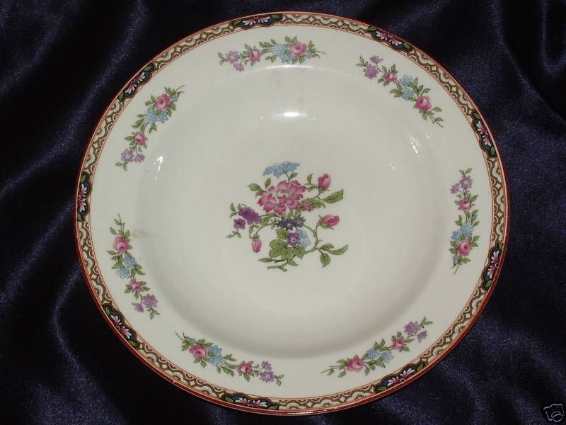 JG MEAKIN SOL SUN 391413 SOUP BOWL INDIAN TREE FLORAL