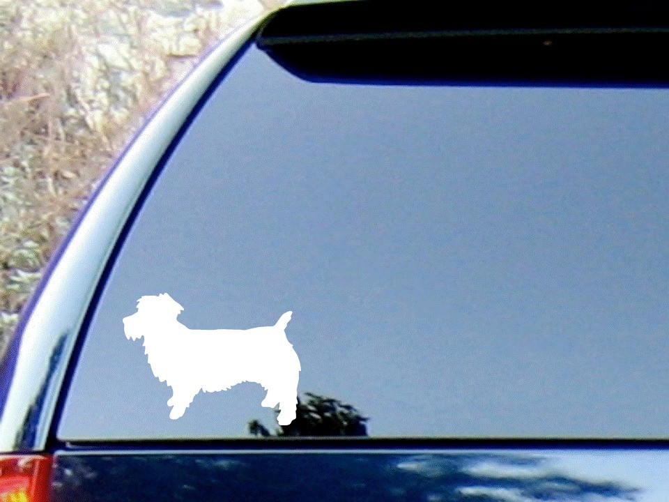 Glen of Imaal Terrier Vinyl Decal Sticker / Color Choice   HIGH 