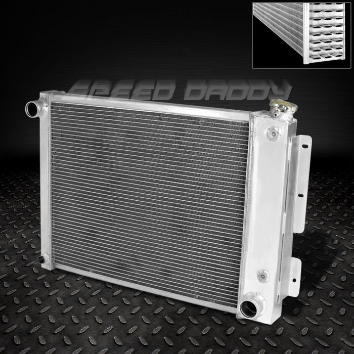 TRI CORE 3 ROW ALUMINUM RACING COOLING RADIATOR 67 69 CHEVY CAMARO 