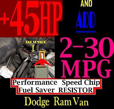   RAM VAN 1989 2000 2001 2003 PERFORMANCE SPEED CHIP FUEL SAVER RESISTOR