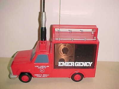 1973 LJN TVS OFFICIAL EMERGENCY CB CHILDRENS BAND RADIO SQUAD 51 