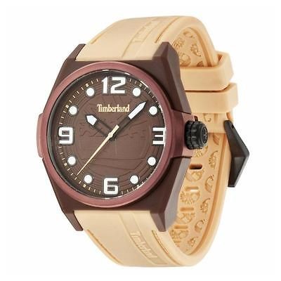 New Timberland TBL13328JPBN/1​2 Radler Cream Brown Unisex Watch