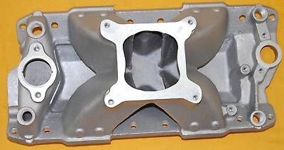 SBC Small Block Chevy Aluminum Intake Pc 2031 350 383 Single Plane