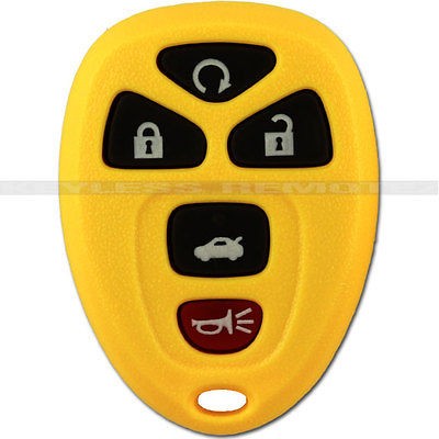 BRAND NEW YELLOW GM 22733524 KEYLESS ENTRY REMOTE KEY FOB CLICKER 