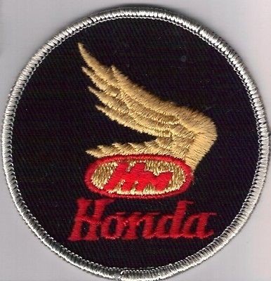   HONDA MOTORCYCLE PATCH 60S NOS CAFE BOBBER CHOPPER OLD SCHOOL BIKE