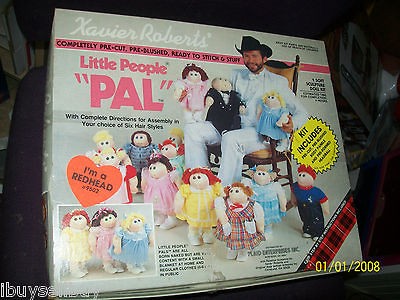 CABBAGE PATCH SOFTIE ORIGINAL LITTLE PEOPLE PAL KIT LQQKE RED HEAD