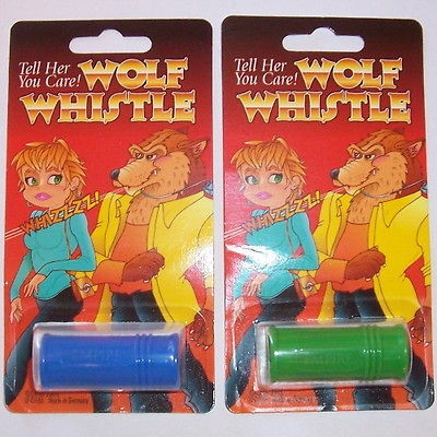 Wolf Whistle Plastic Siren Joke Loud Party Favor Noise Maker Wiz 