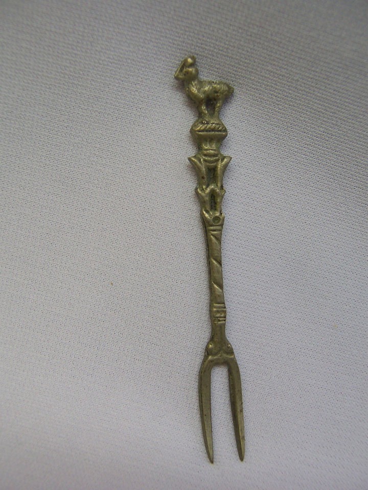 vintage centaur 1/2 man 1/2 horse fork pick made in italy greek 