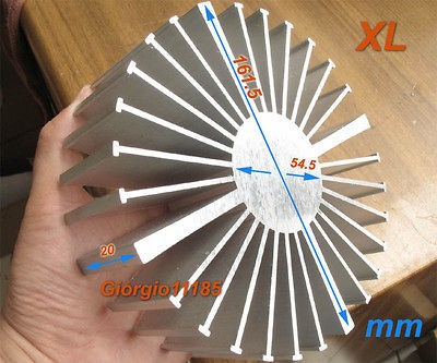 pc up to 50W Watt LED Aluminium Heatsink Round XL 10W 20W 30W 45W 