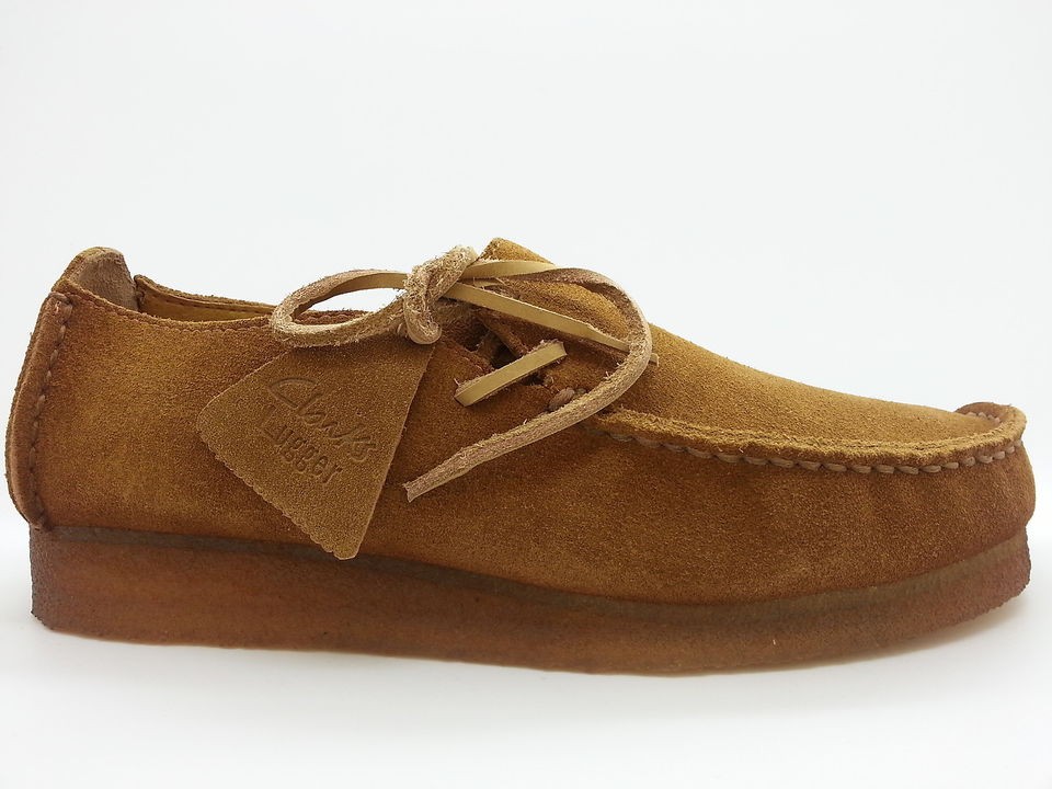 70379] Mens Clarks Originals Lugger Chestnut Brown Suede Premium 