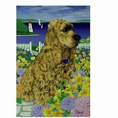 COCKER SPANIEL DOG GARDEN FLAG CLEARANCE