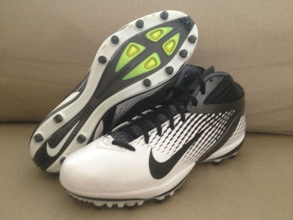 Nike Air Zoom Alpha Talon Mens TD Football Cleat White/Black $195