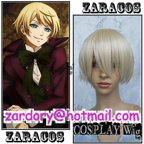 Kuroshits Black Butler Alois Trancy Cosplay Costume Wig