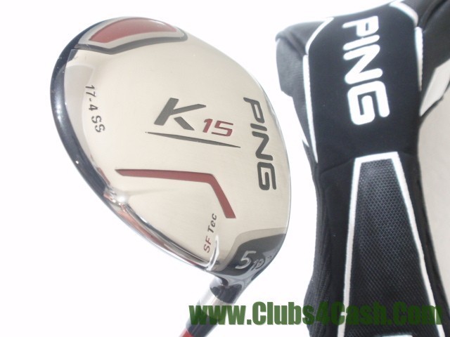 PING K15 Fairway 5 Wood 19* TFC 149 F Regular Flex +Cover.CLEA​N