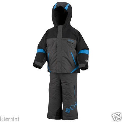 COLUMBIA Toddler Boys 4T BUGA SET 2PC SNOW PANTS BIBS SNOWSUIT JACKET 