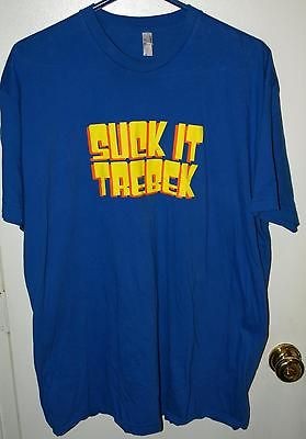   SNL SUCK IT TREBEK JEOPARDY T SHIRT WILL FERRELL/SEAN CONNERY XXL/2XL