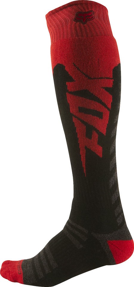 Fox Racing Coolmax Thin Socks Red Adult Sizes MX/ATV Boot Motorcycle 