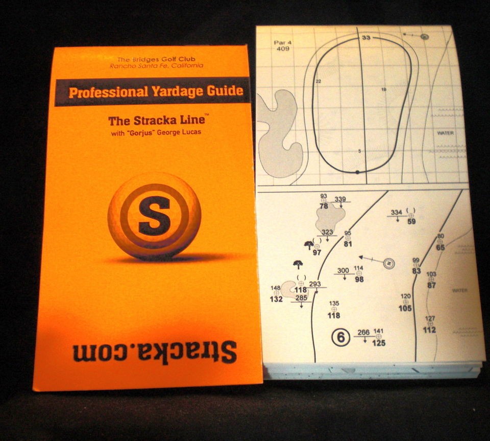 Strackaline 2010 The Bridges at Rancho Santa Fe Yardage Book The Book 