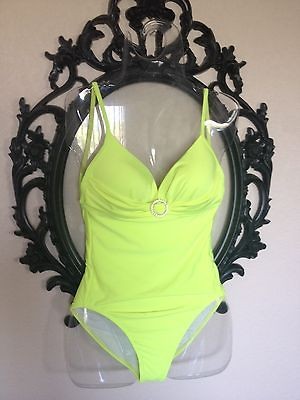 Lady M Pageant Competition Swimwear Yellow Starlight Swim Suit