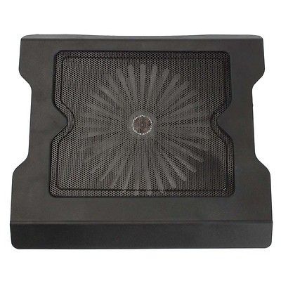 New USB Cooling Pad with One Fan for 15.4 Mainstream Laptop PC Black