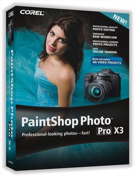 COREL PAINT SHOP PRO X3 Photo Editing Software for PC, PAINTSHOP PRO 