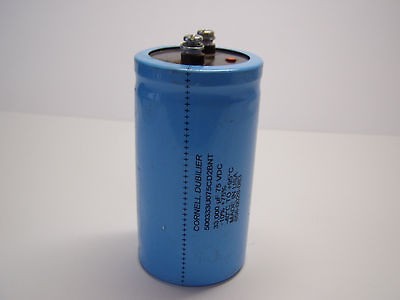   UF 75 Volts 33,000 MFD CAPACITOR * Tested * Cornell Dubilier Brand