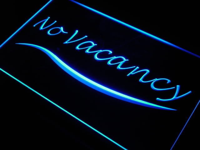 s128 b No Vacancy Hotel Motel Room Neon Light Sign