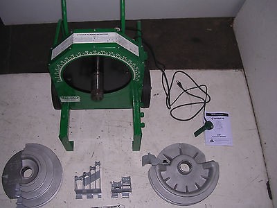 Greenlee 555 Conduit Pipe Bender 2 Shoes 2 Rollers