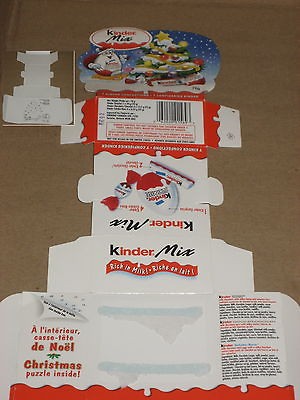 Vintage Kinder Surprise   Christmas Dot to Dot Activity Packaging