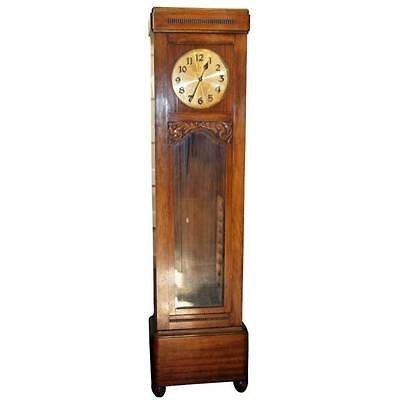 German Jugendstil  Hawina  Mahogany Veneer Grandfather Tallcase 