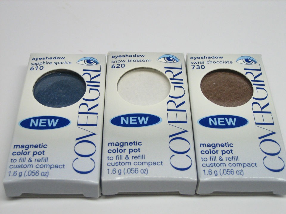 Wholesale lot of 3 pcs Cover Girl Eye Shadow Magnetic Color Pot in 