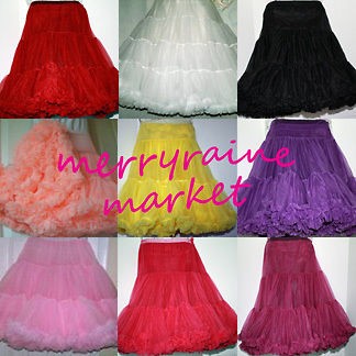 New 40 yard Fluffy Chiffon Knee Length Petticoat Square Dance Malco 