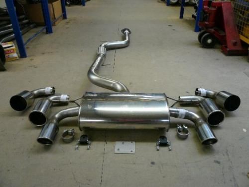 MONGOOSE S / STEEL EXHAUST CAT BACK FOCUS ST 2.5