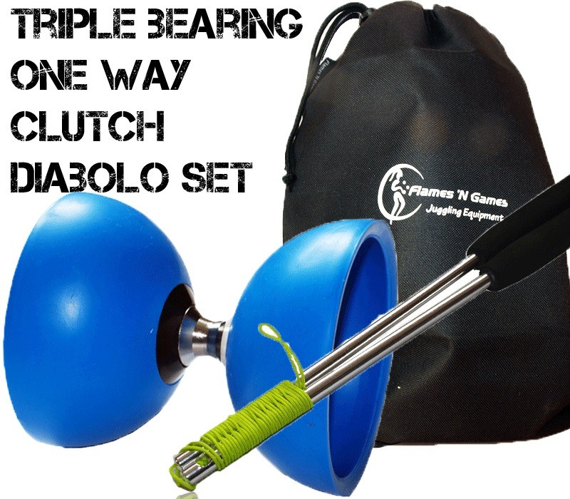 Cyclone Triple Bearing Diabolo & Aluminium Sticks   Diablo & Metal 