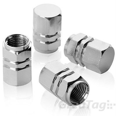 4PCS METAL CAR TRUCK VEHICLE TIRE TYRE AIR DUST VALVE STEMS CAPS 