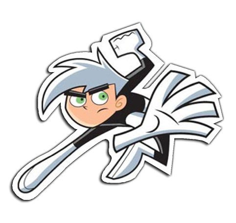 DANNY PHANTOM Car Bumper Sticker decal 151x127mm