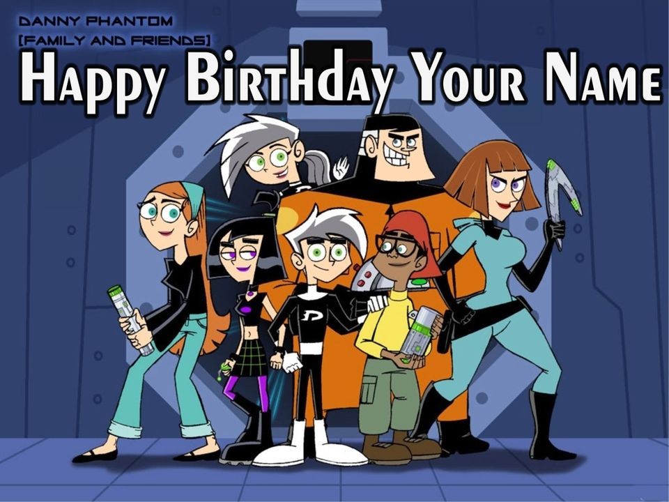 DANNY PHANTOM   5   Edible Photo Cake Topper   Personalized   $3 