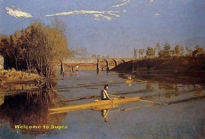 Max Schmitt in a Single Scull Eakins repro oil